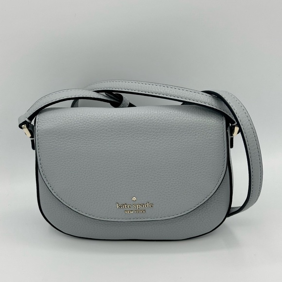 LIKE NEW Kate Spade Leila Mini Flap Crossbody - Avalon Mist - Picture 2 of 14